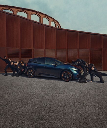 People dancing with CUPRA Born